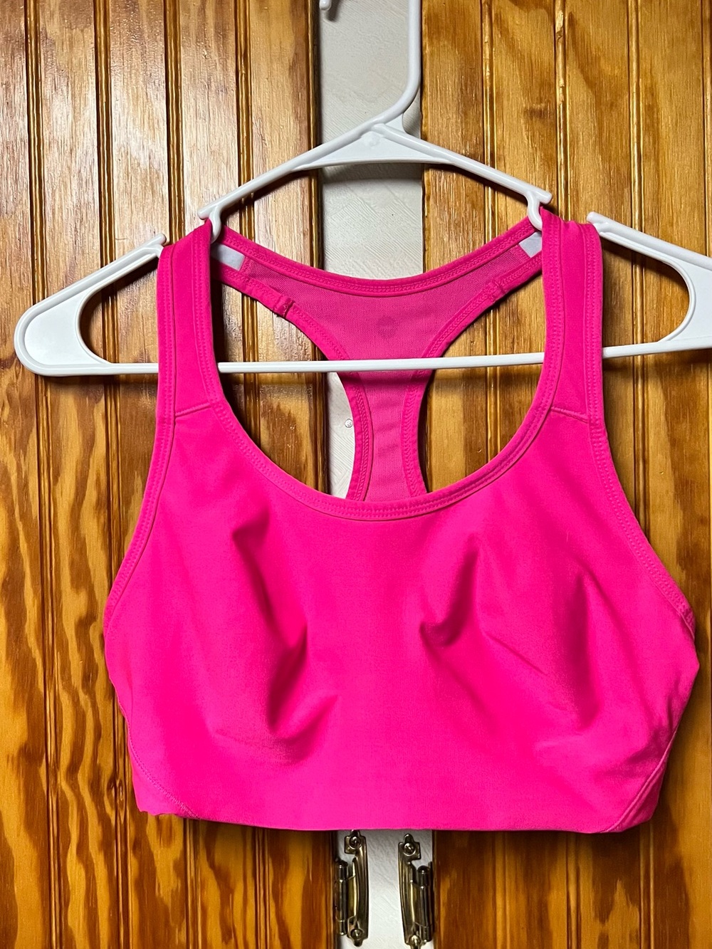 Avia Women's Racerback Sports Bra - Hot Pink size M